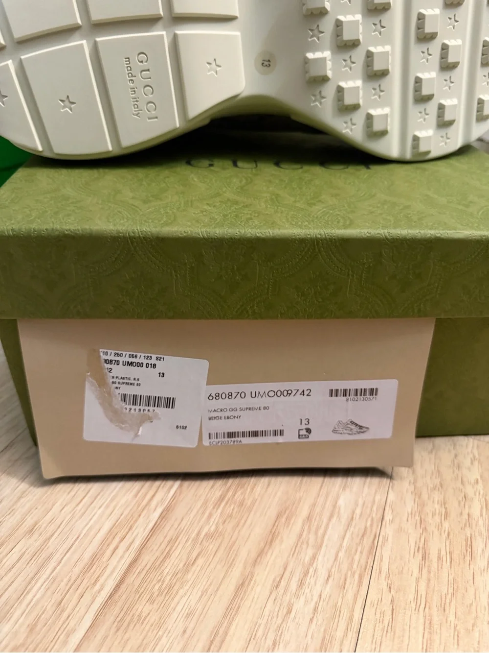 Gucci Men's Brown Monogram Low-Top Sneakers